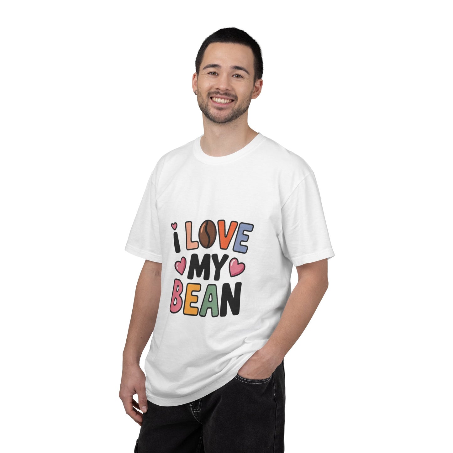 I Love My Bean T-Shirt — Cute Colorful Heart Graphic Tee - wearecho