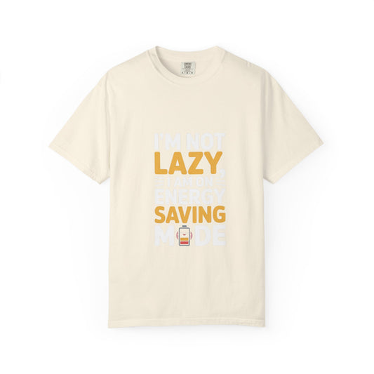 Lazy Saving T-Shirt — Funny Personal Finance Tee with Piggy Bank Graphic - wearecho